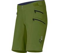 Norrona - Short léger, stretch et déperlant pour randonnée - Fjora Flex1 Tech Shorts M Pesto pour Homme en Nylon - Taille M - Vert Vert M