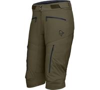 Norrona - Short softshell de VTT - Fjora Flex1 Shorts M'S Olive Night pour Homme en Softshell - Taille S - Kaki Kaki S