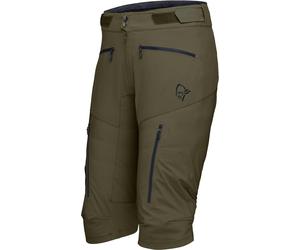 Norrona - Short softshell de VTT - Fjora Flex1 Shorts M'S Olive Night pour Homme en Softshell - Taille S - Kaki Kaki S
