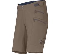 Norrona - Short softshell déperlant et stretch - Fjora Flex1 Tech Shorts M Bungee Cord pour Homme en Nylon - Taille L - Beige Beige L