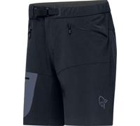 Norrona - Short softshell polyvalent et léger - Falketind Flex1 Light Shorts M Caviar Black pour Homme en Softshell - Taille L - Noir Noir L