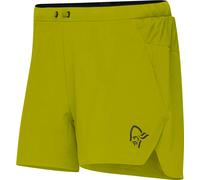 Norrona - Short stretch déperlant - Senja Flex1 5" Shorts M Golden Lime pour Homme en Nylon - Taille S - Jaune Jaune S