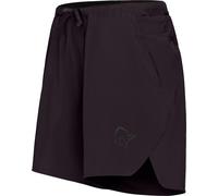 Norrona - Short stretch déperlant - Senja Flex1 8" Shorts W Caviar Black pour Femme en Nylon - Taille S - Noir Noir S