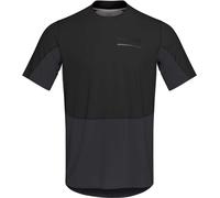 Norrona - T-shirt à manches courtes de trail/running - Senja Equaliser Lightweight T-Shirt M Caviar Black pour Homme - Taille L - Noir Noir L