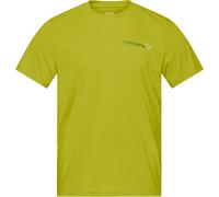Norrona - T-shirt de randonnée technique et léger - Femund Tech T-Shirt M Golden Lime pour Homme - Taille L - Vert Vert L