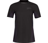 Norrona - T-shirt de running léger et technique - Senja Equaliser Lightweight T-Shirt W Caviar Black - Taille M - Noir Noir M