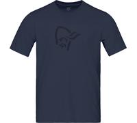 Norrona - T-shirt en coton biologique - /29 Cotton Viking T-Shirt M'S Indigo Night/Sky Captain pour Homme en Coton - Taille L - Navy Navy L