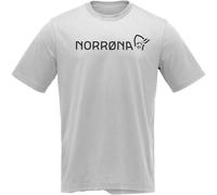 Norrona - T-shirt en coton organique - /29 Cotton Norrøna Viking T-Shirt M Drizzle Melange pour Homme en Coton - Taille S - Gris Gris S