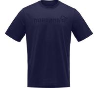 Norrona - T-shirt en coton organique - /29 Cotton Norrøna Viking T-Shirt M Indigo Night pour Homme en Coton - Taille L - Bleu Bleu L