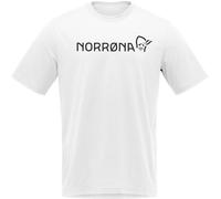 Norrona - T-shirt en coton organique - /29 Cotton Norrøna Viking T-Shirt M Pure White pour Homme en Coton - Taille L - Blanc Blanc L
