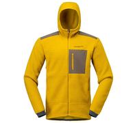 Norrona - Trollveggen Warm 3 Zip Hood M's Golden Palm - M - Polaire