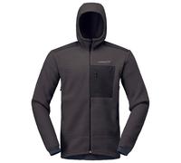 Norrona - Trollveggen Warm 3 Zip Hood M's Phantom - S - Polaire