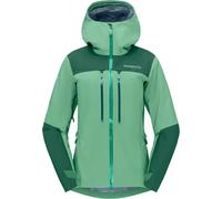 Norrona - Veste d'alpinisme en GORE-TEX PRO - Trollveggen Gore-Tex Pro Light Jacket W Dark Ivy pour Femme - Taille XS - Vert Vert XS