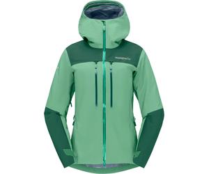 Norrona - Veste d'alpinisme en GORE-TEX PRO - Trollveggen Gore-Tex Pro Light Jacket W Dark Ivy pour Femme - Taille XS - Vert Vert XS