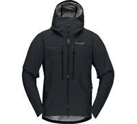 Norrona - Veste d'alpinisme en GORE-TEX® - Trollveggen Gore-Tex Pro Light Jacket M Caviar Black pour Homme - Taille L - Noir Noir L