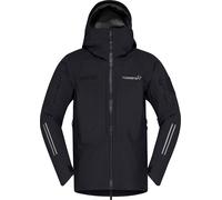 Norrona - Veste d'alpinisme en GORE-TEX® - Trollveggen Gore-Tex Pro Rescue Jacket M Caviar Black pour Homme en Nylon - Taille L - Noir Noir L