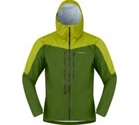 Norrona - Veste de randonnée imperméable - Falketind Dri1 Jacket M Pesto Golden Lime pour Homme en Nylon - Taille M - Vert Vert M