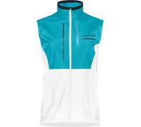 Norrona - Veste de trail coupe-vent - Senja Aero90 Vest W Brittany Blue Snow White en Nylon - Taille S - Bleu Bleu S