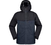 Norrona - Veste respirante en coton biologique - Femund Cotton Jacket M'S Navy Blazer pour Homme en Coton - Taille L Navy L