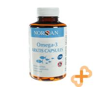 Norsan OMEGA-3 Arctique 120 Capsules Cerveau & Nerveux Système Santé Immunitaire