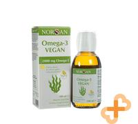 NORSAN OMEGA-3 VÉGAN 100 Ml Huile D'Algue Pure Arôme Citron Santé Cardiaque