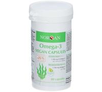 Norsan Omega-3 Vegan Capsules À L'Huile Végétale D'Algue 1700mg Capsules 80