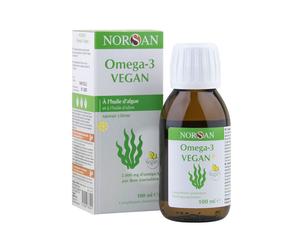 NORSAN Omega-3 VEGAN Huile d'algue Citron 100 ml
