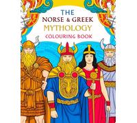 Norse & Greek Mythology Coloring Book: 50 Designs of Gods, Goddesses and Vikings | Gift for Vacations, Holidays and Free Times | Designed for adults, teens, and older children