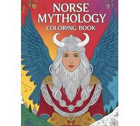 Norse Mythology Coloring Book For Adults: 50 Beautiful Illustrations of Viking Scandinavian History Stress Relief Relaxation