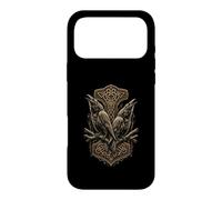 Norse Mythology - Hugin and Munin - Odins Raven - Mjoelnir Coque pour iPhone 17 Pro Max