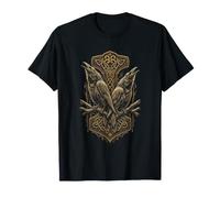 Norse Mythology - Hugin and Munin - Odins Raven - Mjoelnir T-Shirt