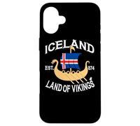 Norse Mythology Navire Viking Islande Pays des Vikings Coque pour iPhone 16 Plus