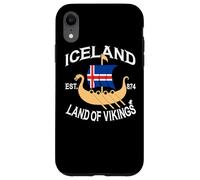 Norse Mythology Navire Viking Islande Pays des Vikings Coque pour iPhone XR
