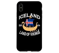 Norse Mythology Navire Viking Islande Pays des Vikings Coque pour iPhone XS Max