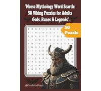 "Norse Mythology Word Search: 50 Viking Puzzles for Adults | Gods, Runes & Legends".