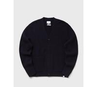 Norse Projects Loki Wool Cotton Rib Cardigan men Zippers & Cardigans blue taille: S
