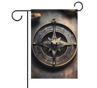 Norse Runes Drapeaux de jardin à motif boussole printemps été 30,5 x 45,7 cm double face pour extérieur, drapeaux saisonniers et bannières pour patio, cour, terrasse, porche, jardin, terrasse, balcon