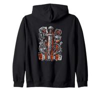 Norse ULFBERHT Épée Viking Runes Ancient Warrior Sweat à Capuche