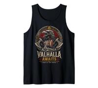 Norse Viking Mythology Warrior Runes Valhalla Odin Raven Débardeur