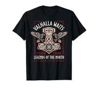 Norse Viking Mythology Warrior Runes Valhalla Odin Raven T-Shirt