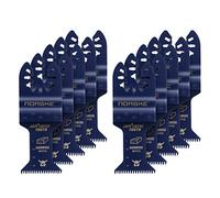 Norske Tools NOTP278 1 1/4 inch Flush Cut Japanese Tooth Bi-Metal Oscillating Multi Tool Accessory Blade Universal Fit for Hardwood (10pc Pack)