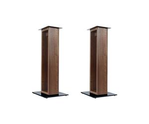 Norstone Alva Bois Marron - Paire de Pieds d'Enceintes