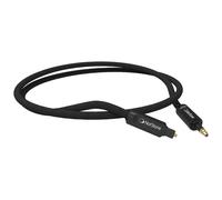 NorStone Arran - Câble audio numérique (optique) - TOSLINK mâle pour mini TOSLINK mâle - 75 cm - fibre optique - noir