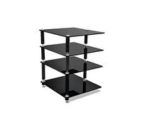 NorStone Bergen 2 Noir Laqué - Meuble HiFi