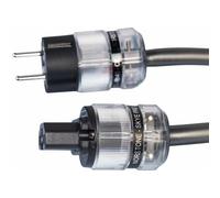 Norstone - Câble d'alimentation - Black Pear - 1 x prise d'alimentation type Schuko / 1 x connecteur à 3 pôles IEC-C15 - Fiches en cuivre pur plaqué Rhodium Rh45