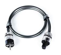 Norstone - Câble d'alimentation - Black Pear - 1 x prise d'alimentation type Schuko / 1 x connecteur à 3 pôles IEC-C15 - Fiches en cuivre pur plaqué Rhodium Rh45
