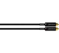 Norstone Câble RCA ARRAN – 2 x RCA M/M – 1 m – Noir