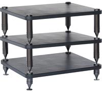 Norstone - Module Pour Meuble Como - Finitions Très Haut De Gamme - Habillage Cuir Noir - Acier Massif Inoxydable Noir