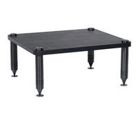 Norstone - Module Pour Meuble Como - Finitions Très Haut De Gamme - Habillage Cuir Noir - Acier Massif Inoxydable Noir