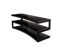 Meuble Tv Norstone Esse Curve Noir Laqué/Noir 32-60 P Noir